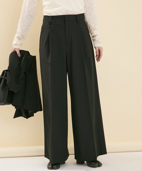 JOURNAL STANDARD（ジャーナルスタンダード）の「2WAYトロスラックス（スラックス・レディース・チャコールグレー/ブラック/ネイビー・36/38）」の11枚目の写真