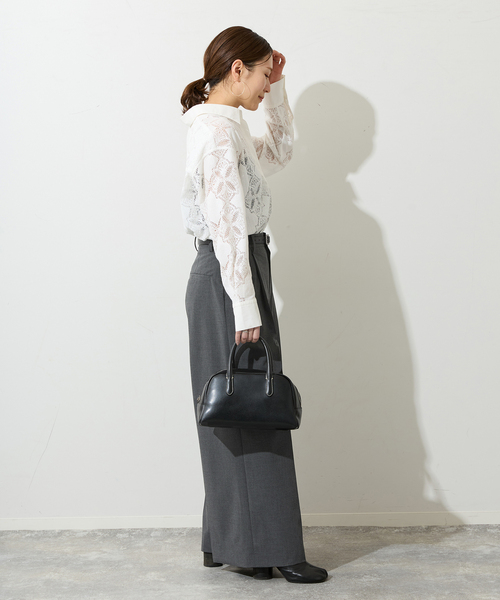 JOURNAL STANDARD（ジャーナルスタンダード）の「2WAYトロスラックス（スラックス・レディース・チャコールグレー/ブラック/ネイビー・36/38）」の14枚目の写真