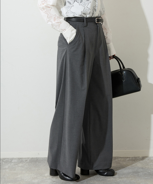 JOURNAL STANDARD（ジャーナルスタンダード）の「2WAYトロスラックス（スラックス・レディース・チャコールグレー/ブラック/ネイビー・36/38）」の16枚目の写真