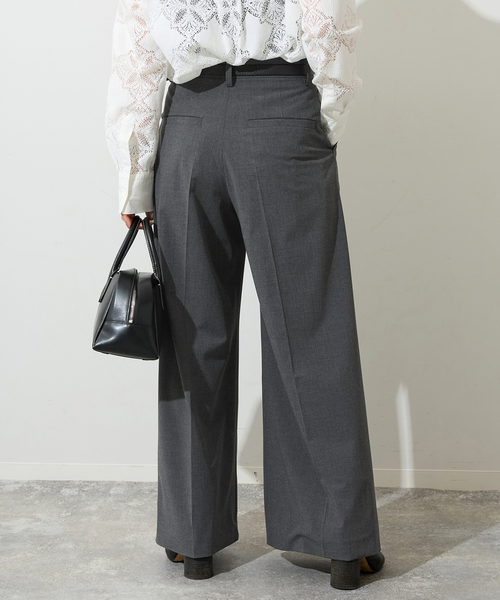 JOURNAL STANDARD（ジャーナルスタンダード）の「2WAYトロスラックス（スラックス・レディース・チャコールグレー/ブラック/ネイビー・36/38）」の18枚目の写真