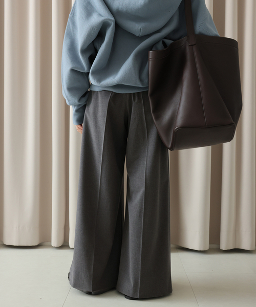 JOURNAL STANDARD（ジャーナルスタンダード）の「2WAYトロスラックス（スラックス・レディース・チャコールグレー/ブラック/ネイビー・36/38）」の21枚目の写真