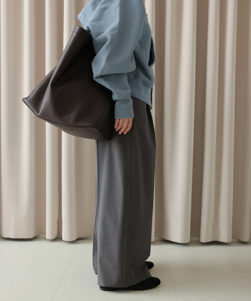 JOURNAL STANDARD（ジャーナルスタンダード）の「2WAYトロスラックス（スラックス・レディース・チャコールグレー/ブラック/ネイビー・36/38）」の22枚目の写真