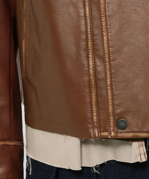 HARE（ハレ）の「レイヤードトレンチブルゾン(HARE)（ブルゾン・メンズ・ブラック・FREE）」の18枚目の写真