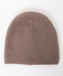 14+（イチヨンプラス）の「チャーム付アンゴラ混シャギーワッチ（ニットキャップ/ビーニー）」