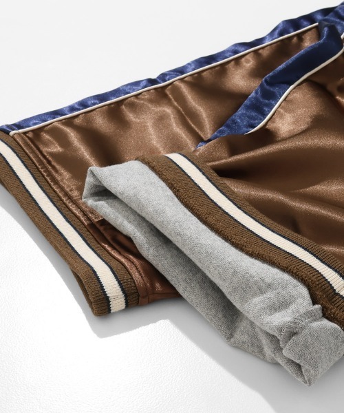 KRIFF MAYER（クリフメイヤー）の「ヴィンテージライク スーベニア龍刺繍スカTEE / 異素材サテン切替 ビッグシルエット（Tシャツ/カットソー・メンズ・チャコール/グレー/オフホワイト・X-LARGE/LARGE/MEDIUM）」の13枚目の写真