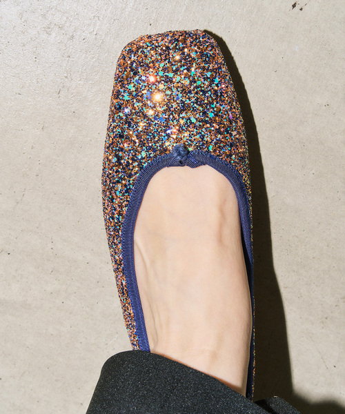 GRISE（グリーズ）の「《追加》GRISEスクエアグリッターフラット（その他シューズ・レディース・ネイビー/オレンジ/シルバー・22.5cm/22cm/25cm/24.5cm/23.5cm/23cm/24cm）」の14枚目の写真