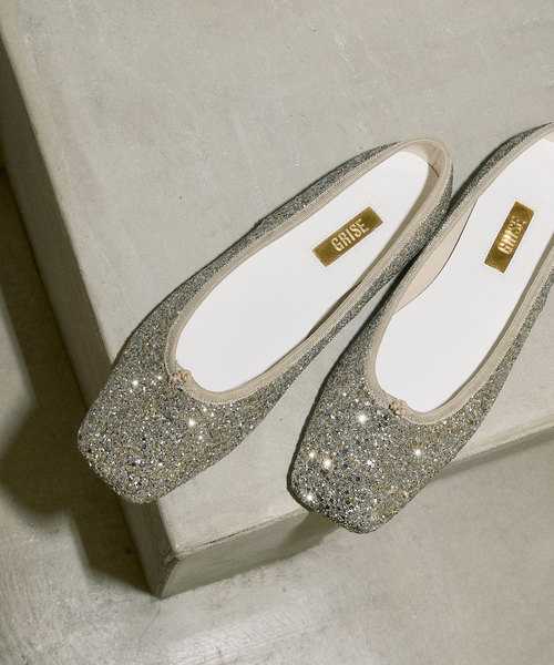 GRISE（グリーズ）の「《追加》GRISEスクエアグリッターフラット（その他シューズ・レディース・ネイビー/オレンジ/シルバー・22.5cm/22cm/25cm/24.5cm/23.5cm/23cm/24cm）」の15枚目の写真