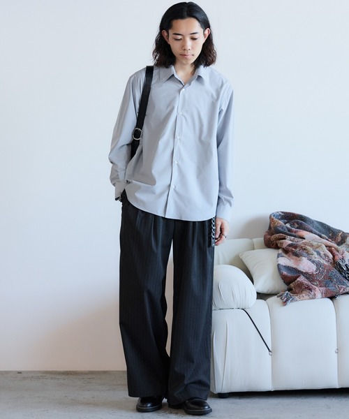 MICRO SPAN BASIC SHIRT（シャツ/ブラウス）｜WYM LIDNM（ウィム バイ
