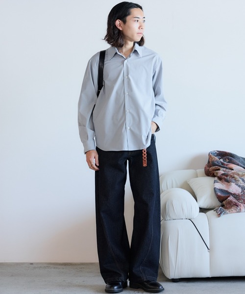 MICRO SPAN BASIC SHIRT（シャツ/ブラウス）｜WYM LIDNM（ウィム バイ