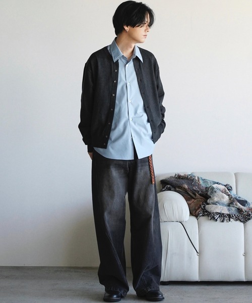 WYM LIDNM（ウィム バイ リドム）の「MICRO SPAN BASIC SHIRT（シャツ