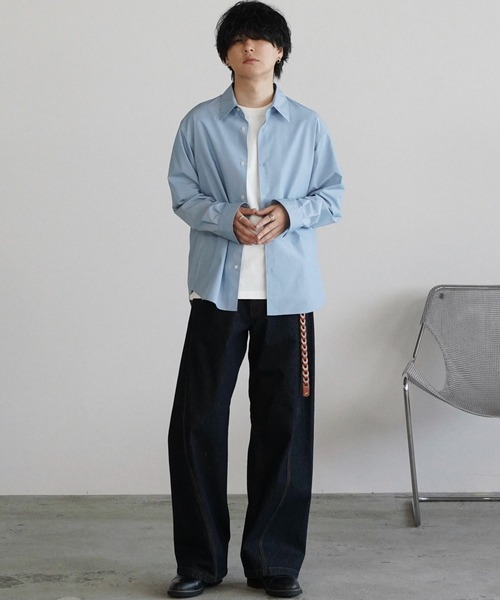 WYM LIDNM（ウィム バイ リドム）の「MICRO SPAN BASIC SHIRT（シャツ