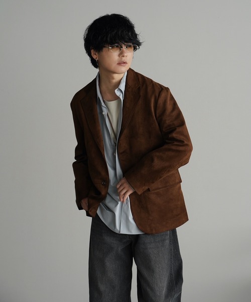 WYM LIDNM(ウィム バイ リドム)の「MICRO SPAN BASIC SHIRT(シャツ/ブラウス・メンズ・チャコール/ナチュラル/サックスブルー/グレイッシュブルー・S/L/M)」の18枚目の写真