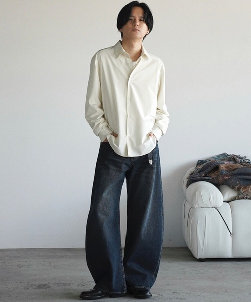 MICRO SPAN BASIC SHIRT（シャツ/ブラウス）｜WYM LIDNM（ウィム バイ