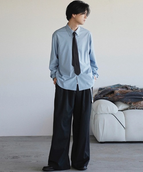 MICRO SPAN BASIC SHIRT（シャツ/ブラウス）｜WYM LIDNM（ウィム バイ