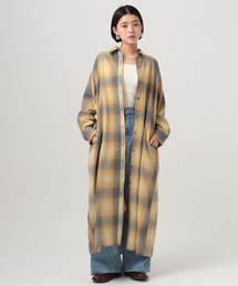 BAYFLOW | [アップデートして登場!!]チェックシャツワンピース(シャツワンピース)