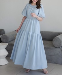 CENEA（セネア）の「バルーンスリーブティアードワンピース（ワンピース）」