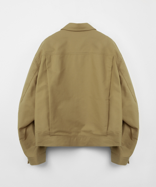 KIIMUIR(キミュア)の「ヘビーオックスフォードジャケット_ベージュ(ブルゾン・レディース・その他・MEDIUM/LARGE)」の2枚目の写真