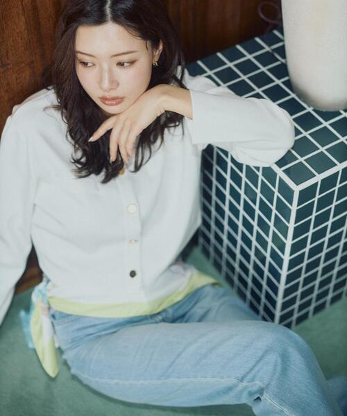 a/mie(アミー)の「<a>ソフトストレートデニム / 1216139202(デニムパンツ・レディース・ブルー系その他/ブルー・MEDIUM/P/S/PSS/SMALL)」の5枚目の写真