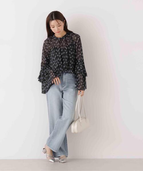 a/mie(アミー)の「<a>ソフトストレートデニム / 1216139202(デニムパンツ・レディース・ブルー系その他/ブルー・MEDIUM/P/S/PSS/SMALL)」の6枚目の写真