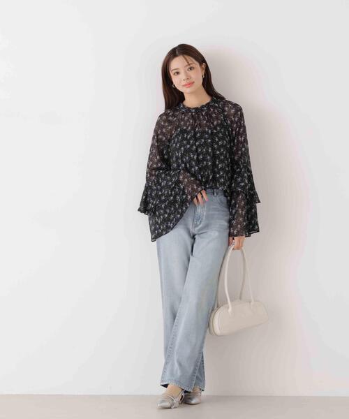 a/mie(アミー)の「<a>ソフトストレートデニム / 1216139202(デニムパンツ・レディース・ブルー系その他/ブルー・MEDIUM/P/S/PSS/SMALL)」の8枚目の写真