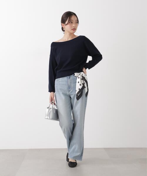 a/mie(アミー)の「<a>ソフトストレートデニム / 1216139202(デニムパンツ・レディース・ブルー系その他/ブルー・MEDIUM/P/S/PSS/SMALL)」の17枚目の写真