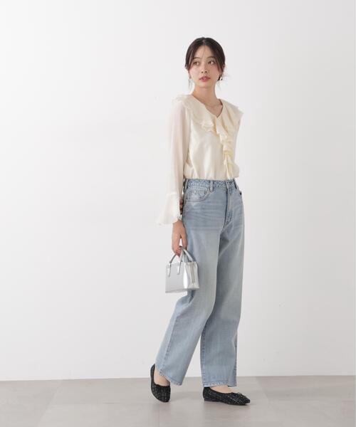 a/mie(アミー)の「<a>ソフトストレートデニム / 1216139202(デニムパンツ・レディース・ブルー系その他/ブルー・MEDIUM/P/S/PSS/SMALL)」の20枚目の写真
