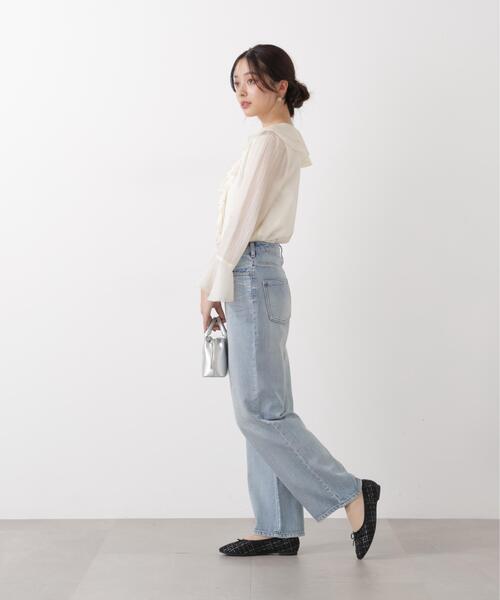 a/mie(アミー)の「<a>ソフトストレートデニム / 1216139202(デニムパンツ・レディース・ブルー系その他/ブルー・MEDIUM/P/S/PSS/SMALL)」の21枚目の写真