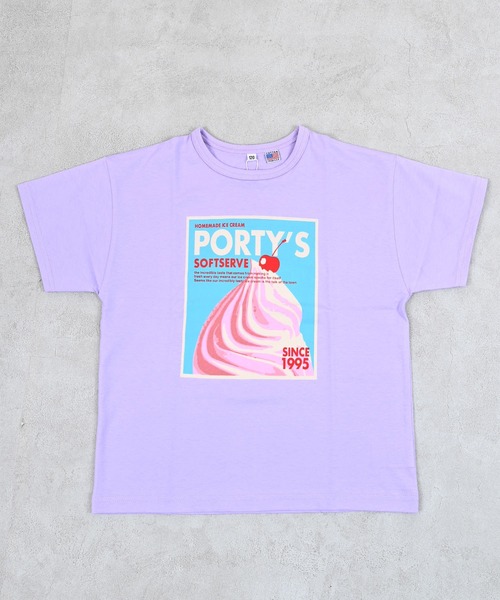 Life Support Products(ライフサポートプロダクツ)の「【COTTON from U.S.A】プリントTシャツ(Tシャツ/カットソー・キッズ・ブルー/オフホワイト/ブラック/アイボリー/チャコール/ミント/ラベンダー/イエロー・80/90/95/100/110/120/130/140/150)」の7枚目の写真