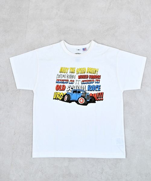 Life Support Products(ライフサポートプロダクツ)の「【COTTON from U.S.A】プリントTシャツ(Tシャツ/カットソー・キッズ・ブルー/オフホワイト/ブラック/アイボリー/チャコール/ミント/ラベンダー/イエロー・80/90/95/100/110/120/130/140/150)」の2枚目の写真