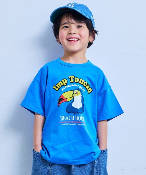 Life Support Products(ライフサポートプロダクツ)の「【COTTON from U.S.A】プリントTシャツ(Tシャツ/カットソー・キッズ・ブルー/オフホワイト/ブラック/アイボリー/チャコール/ミント/ラベンダー/イエロー・80/90/95/100/110/120/130/140/150)」の6枚目の写真