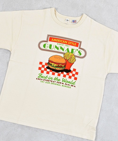 Life Support Products(ライフサポートプロダクツ)の「【COTTON from U.S.A】プリントTシャツ(Tシャツ/カットソー・キッズ・ブルー/オフホワイト/ブラック/アイボリー/チャコール/ミント/ラベンダー/イエロー・80/90/95/100/110/120/130/140/150)」の16枚目の写真