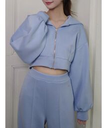 EATME | 【SETUP】ロゴ刺しゅう入りショートパーカー(パーカー)