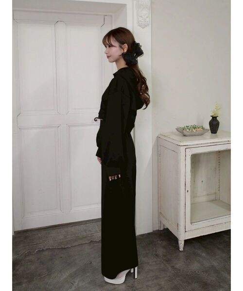 EATME（イートミー）の「【SETUP】ロゴ刺しゅう入りショートパーカー（パーカー・レディース・アイボリー/ブラック/ブルー/ピンク・FREE）」の20枚目の写真