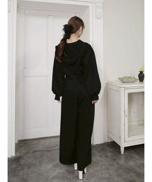 EATME（イートミー）の「【SETUP】ロゴ刺しゅう入りショートパーカー（パーカー・レディース・アイボリー/ブラック/ブルー/ピンク・FREE）」の19枚目の写真