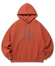 WINDING HOMIE HOODIE_CORAL(IK2DFMM436A)