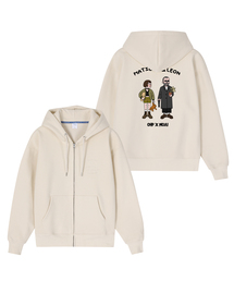 OHP（ワンハンドレッドパーセント）の「OHPxMOAI bアッセシンandガール 起毛フードジップアップ（パーカー）」