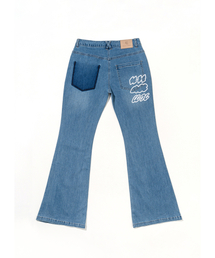 Express Holiday（エクスプレスホリデー）の「ホリデーフレアデニムパンツ_ブルー（デニムパンツ）」