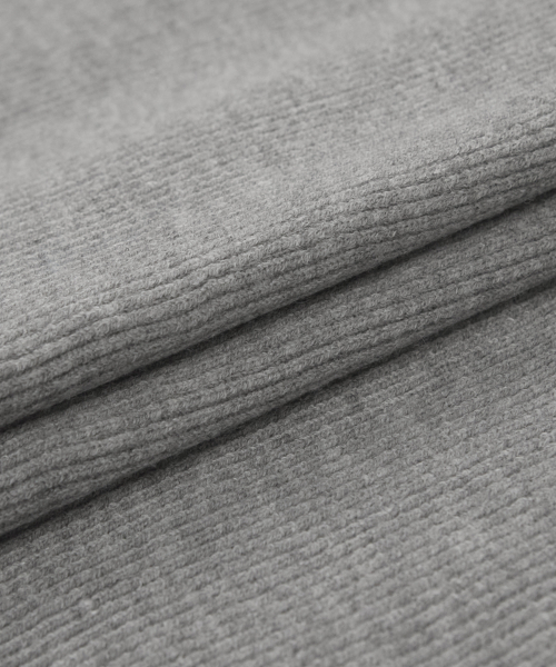 DRAW FIT（ドローフィット）の「ウールPBTハーフカラーニット[MELANGE GREY]（ポロシャツ・メンズ・その他・MEDIUM/LARGE/X-LARGE）」の5枚目の写真