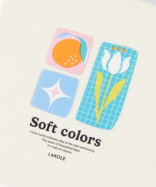 LAKOLE（ラコレ）の「【入園入学にも】[FRUITS AND BLOOM]ランチケース3点セット / 612307（お弁当箱・レディース・イエロー/ライトブルー・FREE）」の12枚目の写真
