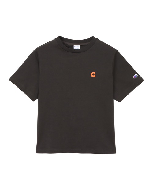 Champion(チャンピオン)の「【Champion/チャンピオン】レディース ショートスリーブTシャツ(Tシャツ/カットソー・レディース・グレイッシュブルー/ブラック系その他/ブラウン系/モスグリーン/ホワイト/ネイビー・LARGE/MEDIUM)」の3枚目の写真