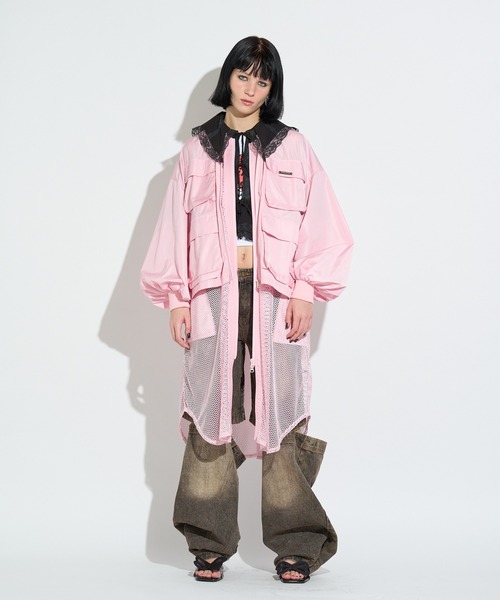 anna sui nyc（アナ スイ エヌ ワイ シー）の「3WAYロングベストブルゾン（ブルゾン・レディース・ピンク/ブラック/グレー・FREE）」の22枚目の写真