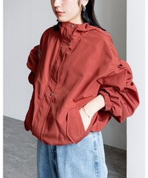 reca（レカ）の「ボリューム袖マウンテンパーカー（マウンテンパーカー）」