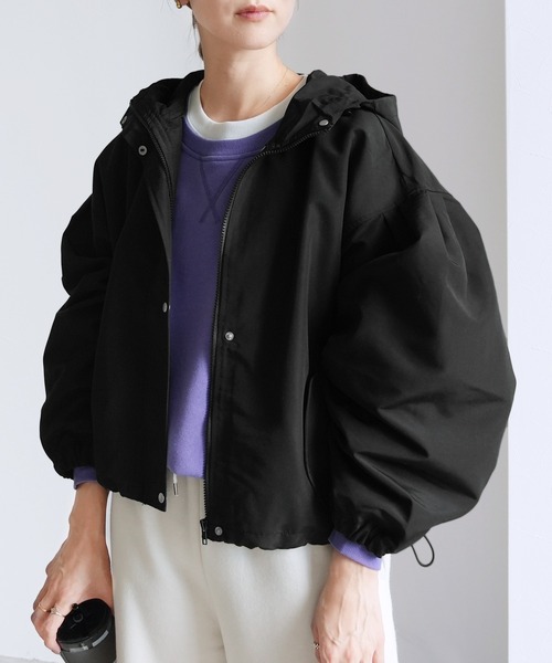 reca(レカ)の「ボリューム袖マウンテンパーカー(マウンテンパーカー・レディース・ライトカーキ/アイボリー・M)」の22枚目の写真