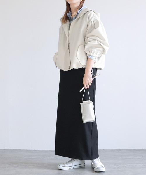 reca(レカ)の「ボリューム袖マウンテンパーカー(マウンテンパーカー・レディース・ライトカーキ/アイボリー・M)」の20枚目の写真