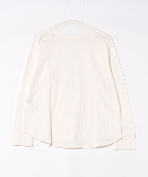 RCD(アールシーディー)の「ワッフルVネック長袖Tシャツ ロングスリーブカットソー(Tシャツ/カットソー・レディース・ネイビー/ホワイト/杢グレー/ブラック/カーキ・M/L/LL/3L/4L)」の19枚目の写真