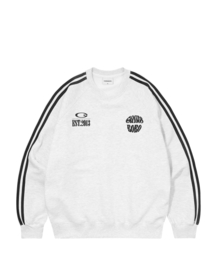 GAINSBORO（ゲインズボロ）の「アクティブトラックラグランマンツーマン_ホワイトメランジ（スウェット）」