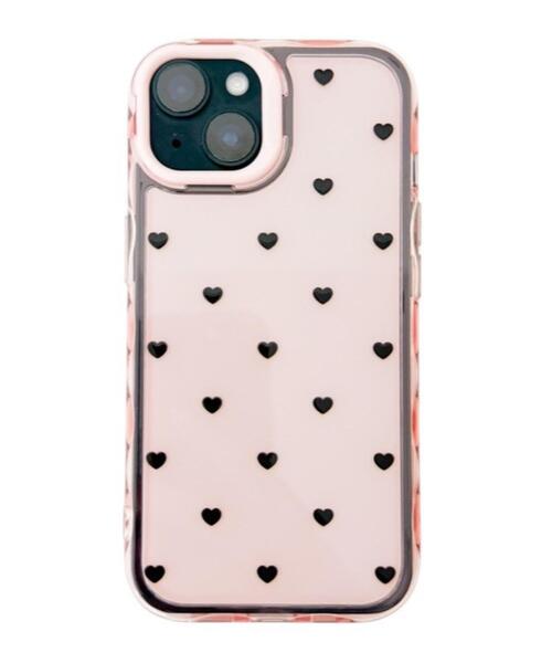 WEGO(ウィゴー)の「WEGO/ハートドットiphoneケース(ピンク)(スマホケース/カバー・レディース・その他1/その他2・FREE)」の1枚目の写真