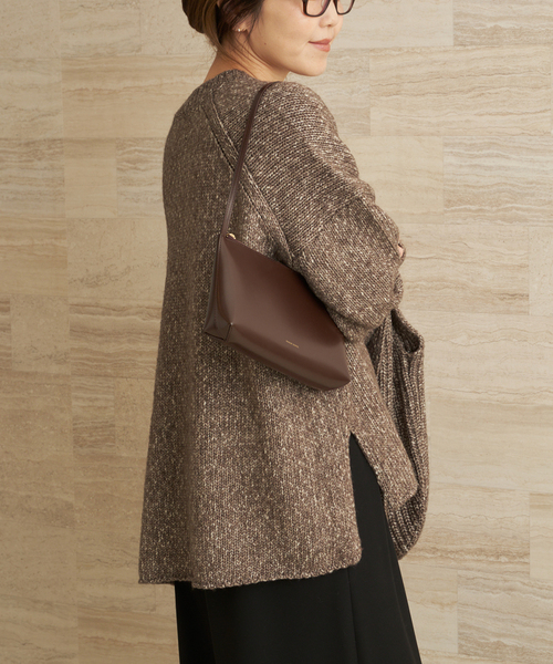 plage（プラージュ）の「3G ミックスVワイドプルオーバー（ニット/セーター・レディース・ベージュ/ブラウン・FREE）」の9枚目の写真