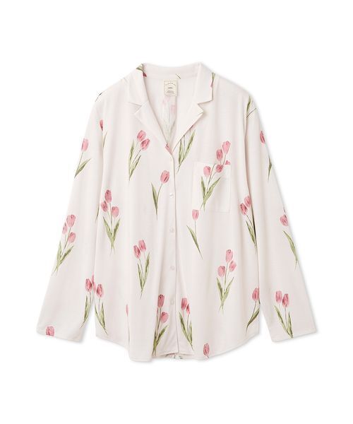 チューリップ柄シャツ（ルームウェア/パジャマ）｜gelato pique