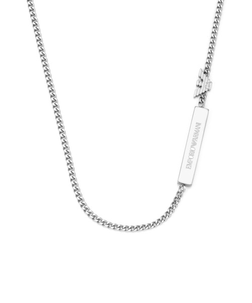 EMPORIO ARMANI(エンポリオアルマーニ)の「エンポリオ・アルマーニ アクセサリー メンズ ネックレス シルバー EGS3309040(ネックレス・メンズ・シルバー・FREE)」の3枚目の写真